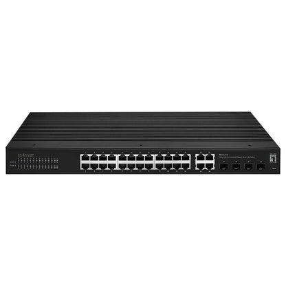 Switch 28x GE IGS-2128 4xSFP. 24xRJ45 Ports sw