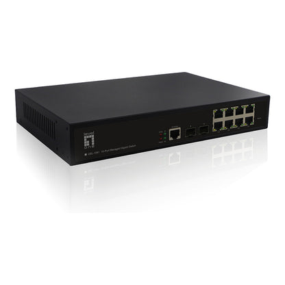 Switch 8x GE GEL-1061 2xGSFP 19"