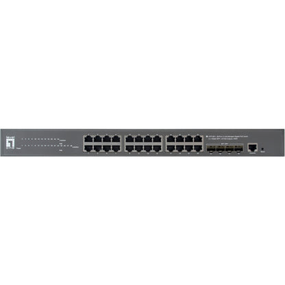 Switch 24x GE GTP-2871 4x10GSFP+19" 400W 24xPoE+