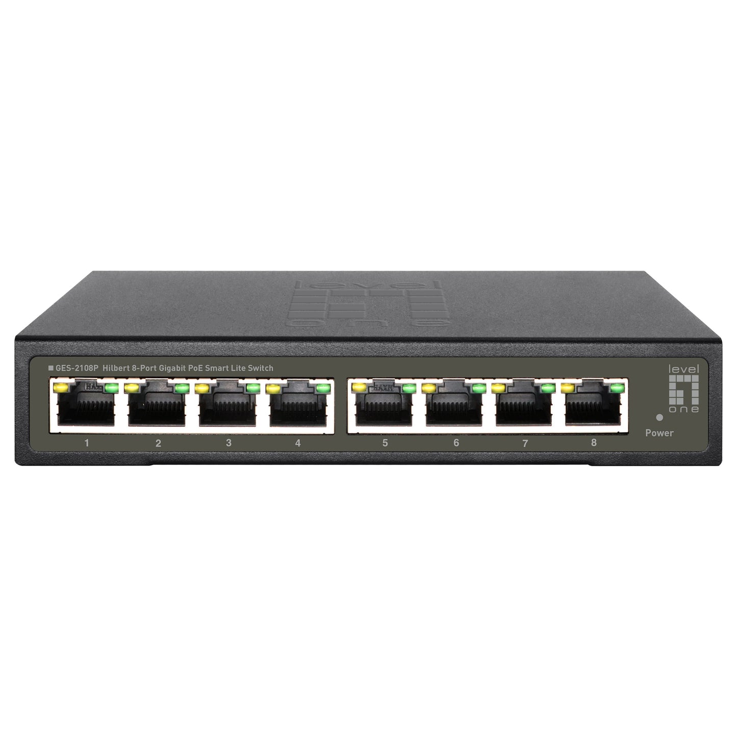Switch 8x GE GES-2108P Hilbert 112W 8xPoE+