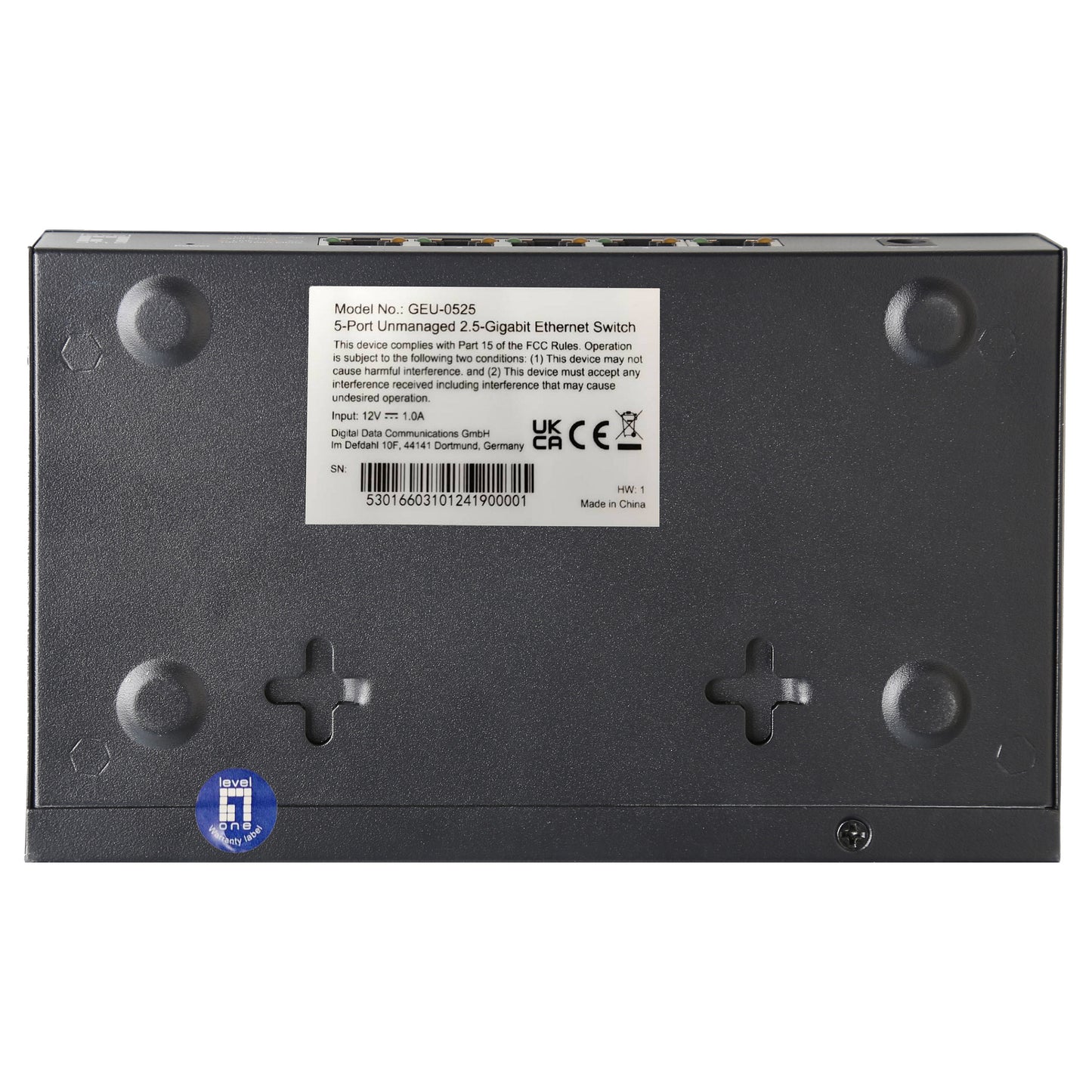 Switch 5x GE GEU-0525 2.5GbE 100/1000Mbps sw