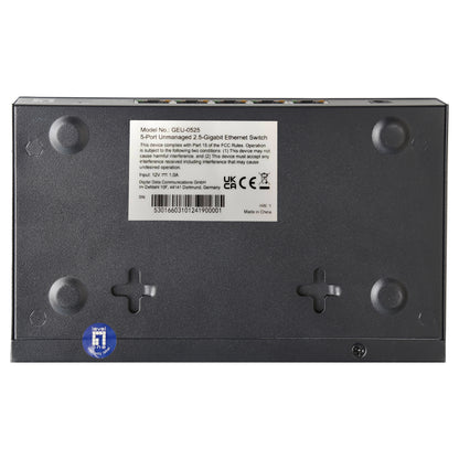 Switch 5x GE GEU-0525 2.5GbE 100/1000Mbps sw