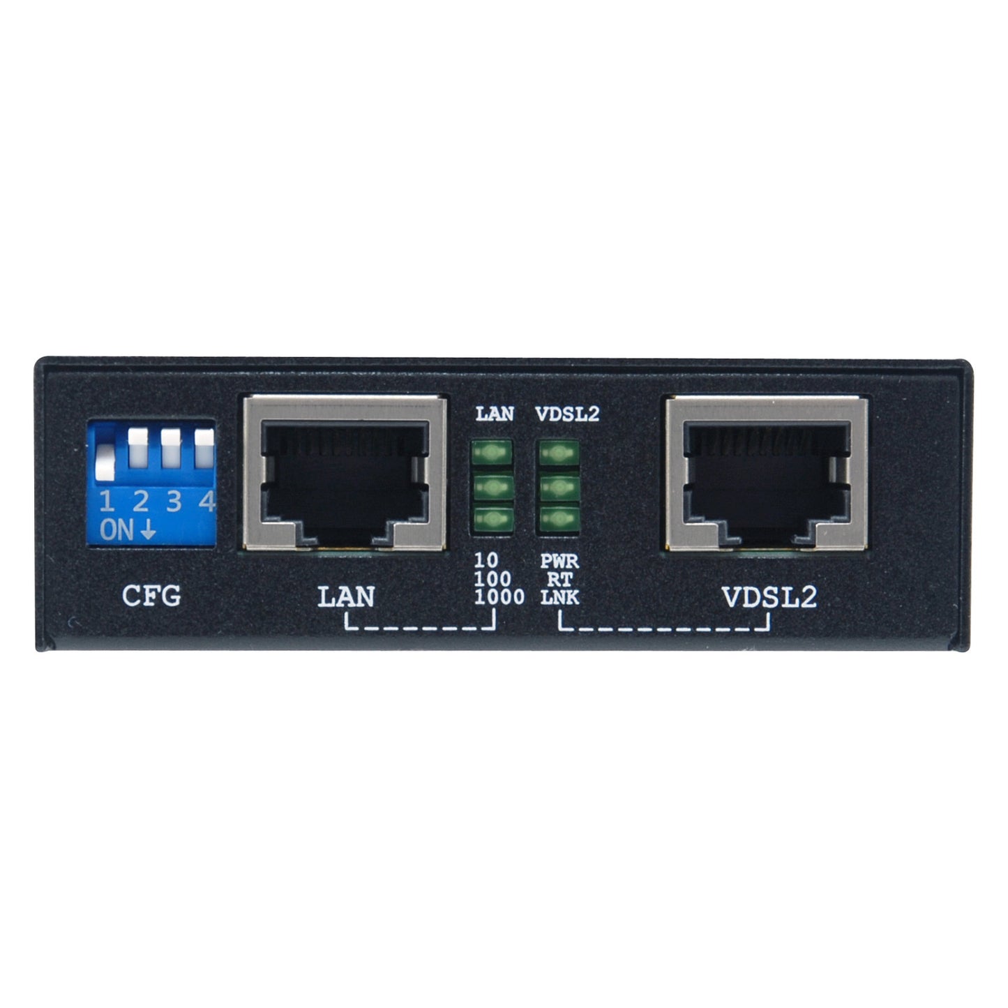 Konverter VDS-2201 10/100/1000 GbE < VDSL2 schwarz
