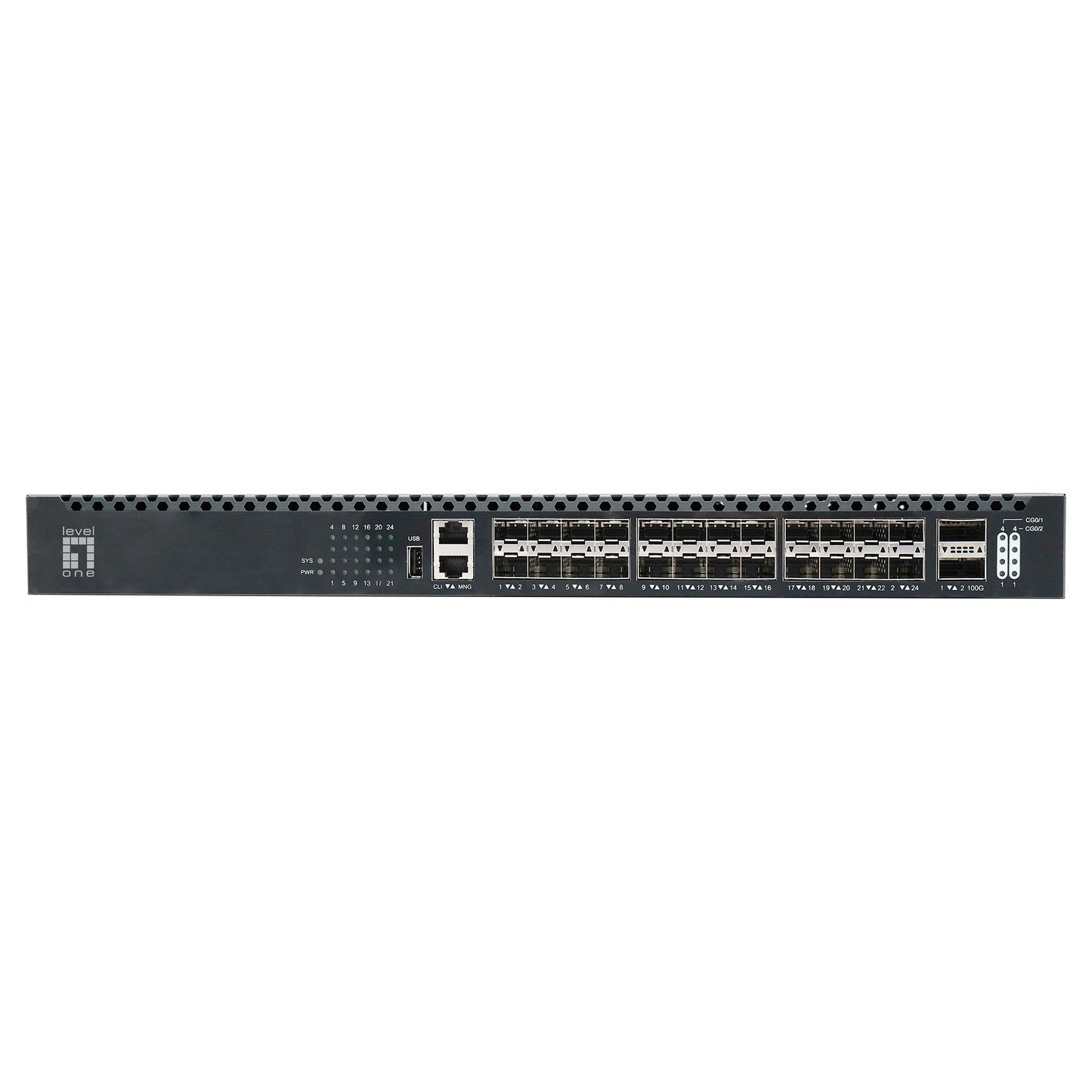 Switch 26x GE XQS-3126 2x40/100GbE 19" 185W 24xPoE
