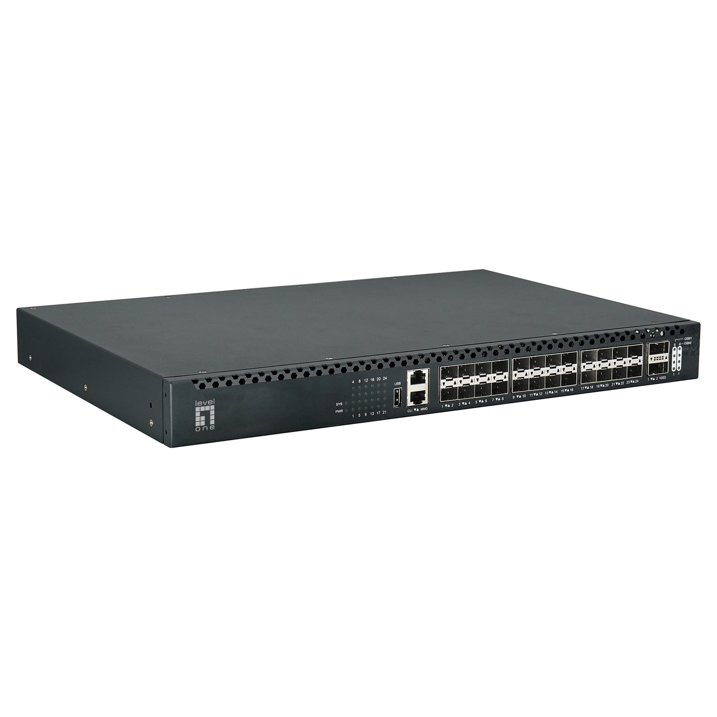 Switch 26x GE XQS-3126 2x40/100GbE 19" 185W 24xPoE