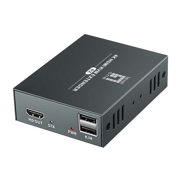 HDMI over Cat.5/6 Extender kit 4K. 100m schwarz