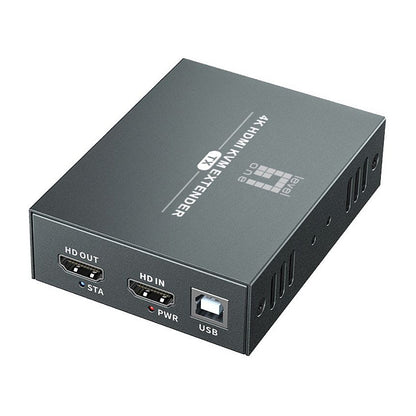 HDMI over Cat.5/6 Extender kit 4K. 100m schwarz
