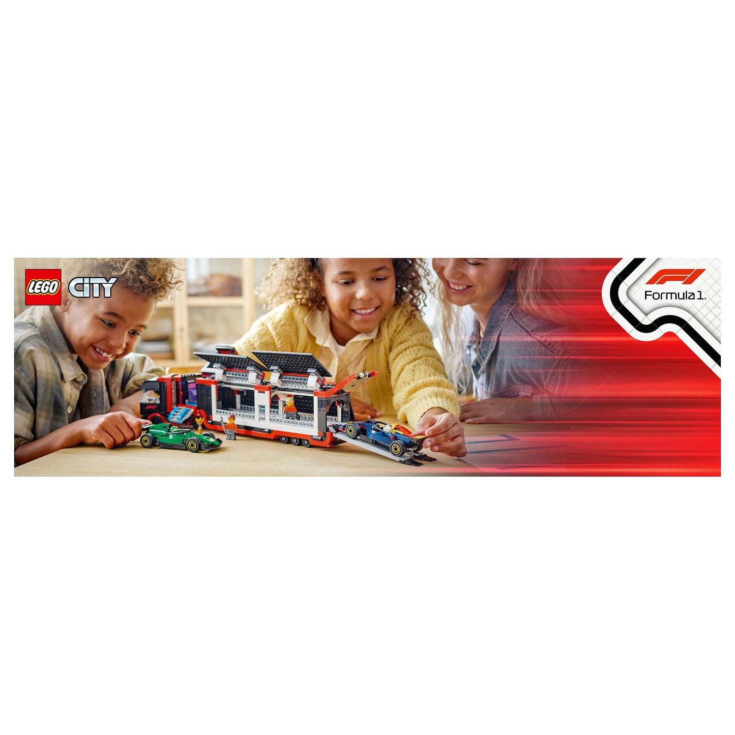 LEGO City - F1 Transporter mit RB20 & AMR24 Rennautos