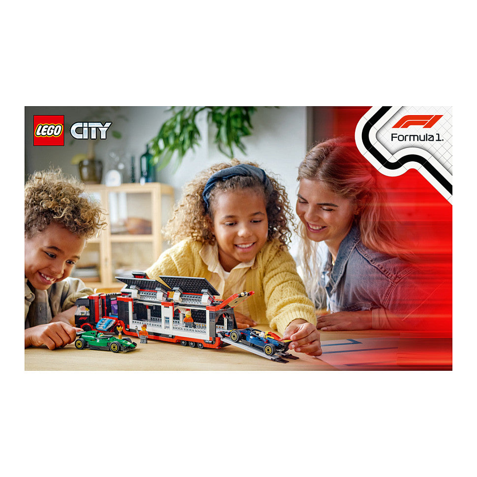 LEGO City - F1 Transporter mit RB20 & AMR24 Rennautos