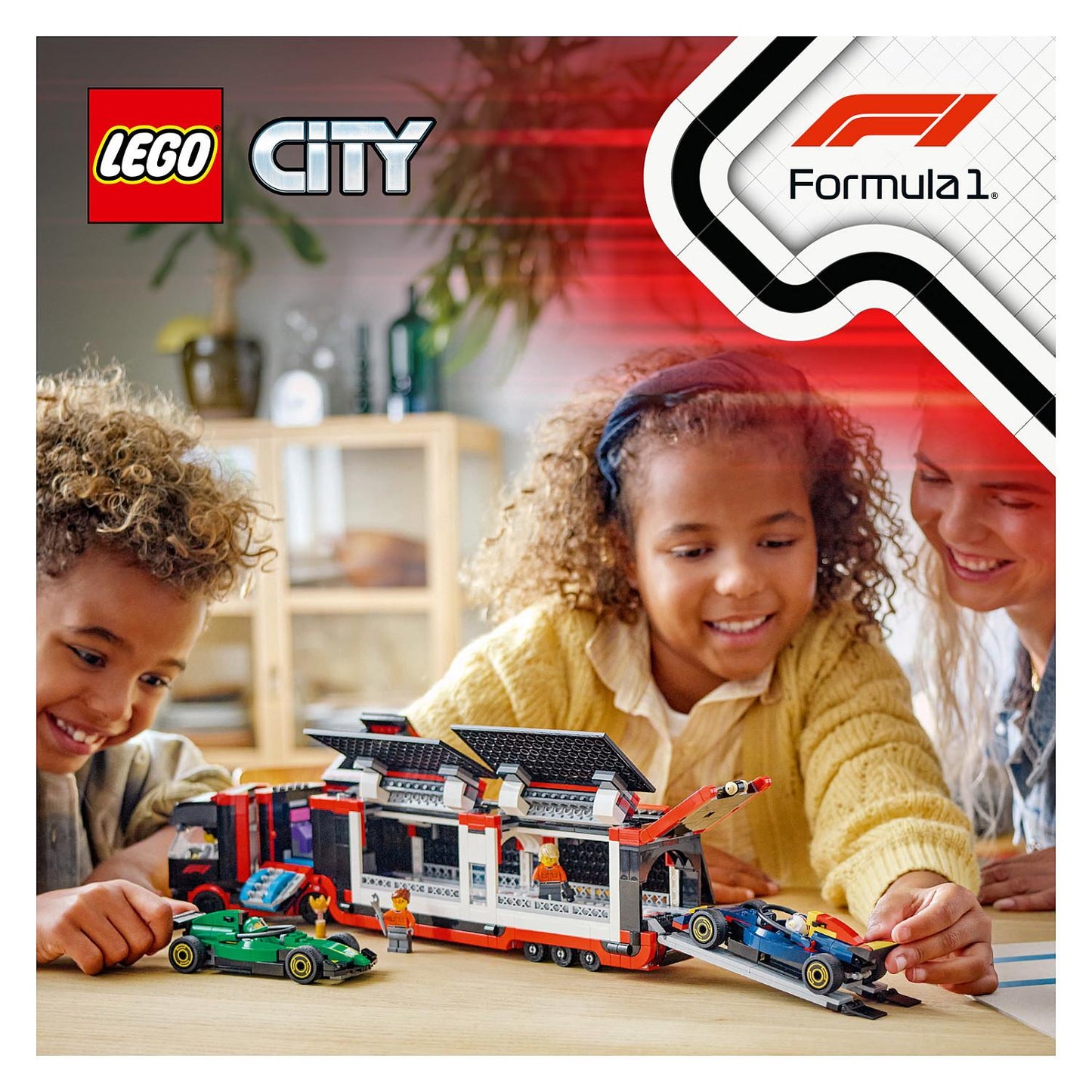 LEGO City - F1 Transporter mit RB20 & AMR24 Rennautos
