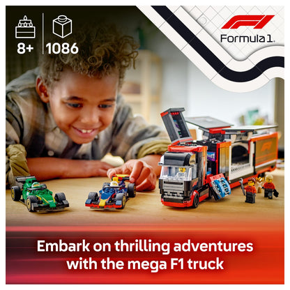 LEGO City - F1 Transporter mit RB20 & AMR24 Rennautos