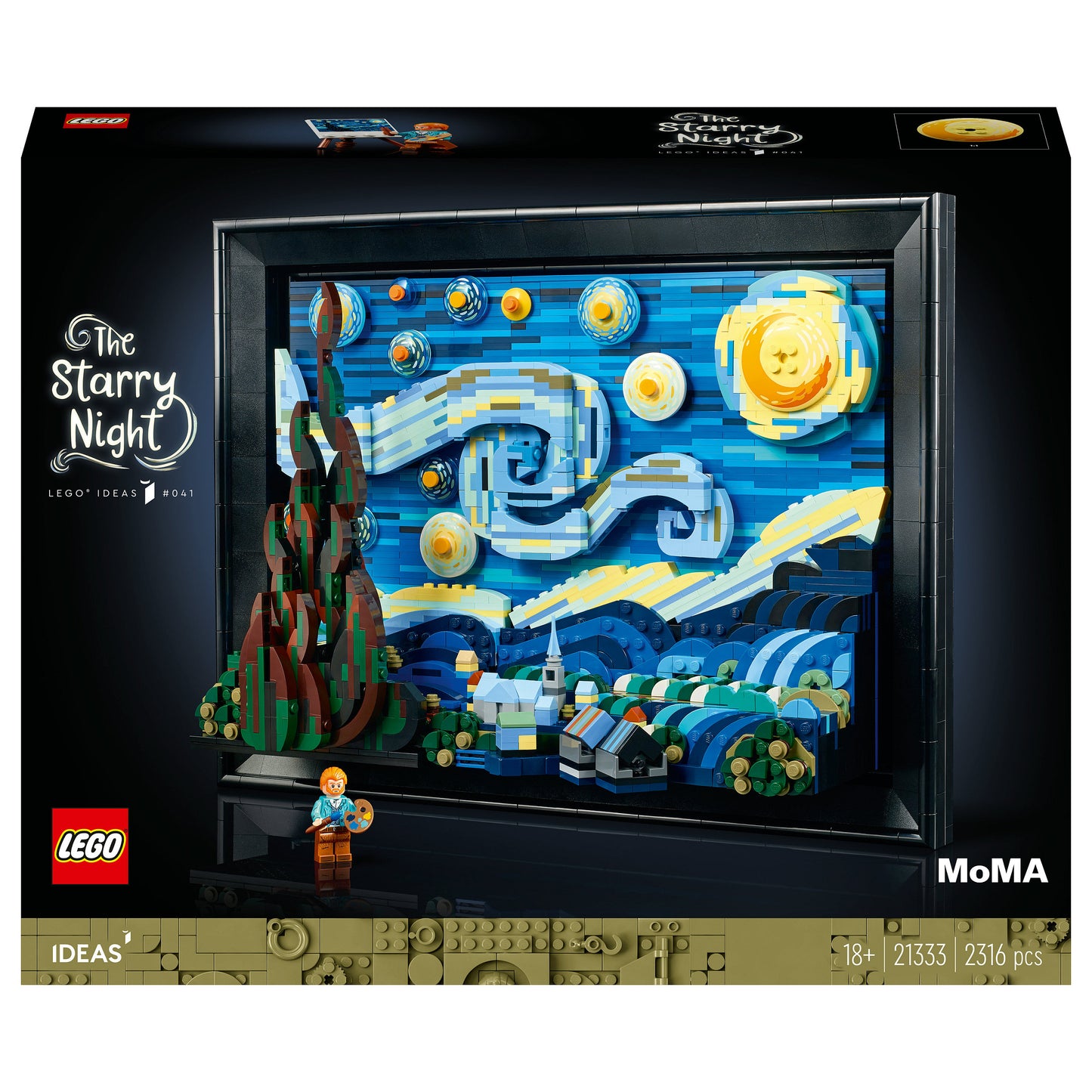LEGO Ideas - Vincent van Gogh - Sternennacht