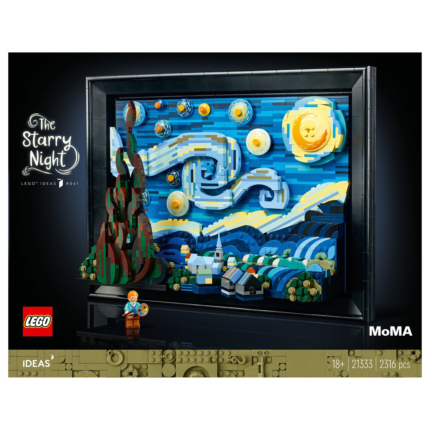 LEGO Ideas - Vincent van Gogh - Sternennacht
