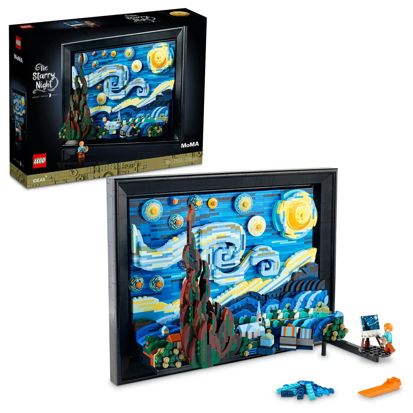 LEGO Ideas - Vincent van Gogh - Sternennacht