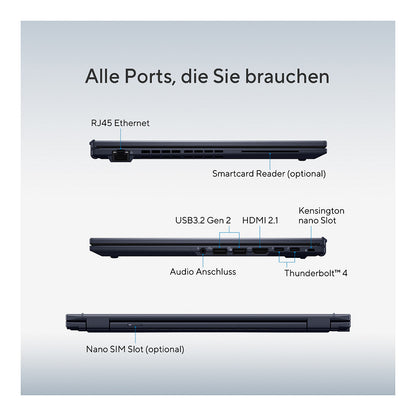 ASUS ExpertBook B5 16" U7-155U 16 512 B5604CMA-QW0056X W11P