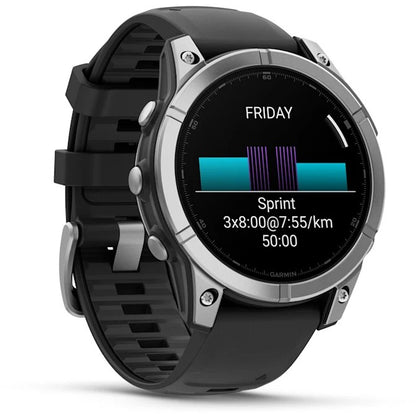 Garmin fenix E (47mm) schwarz/silber