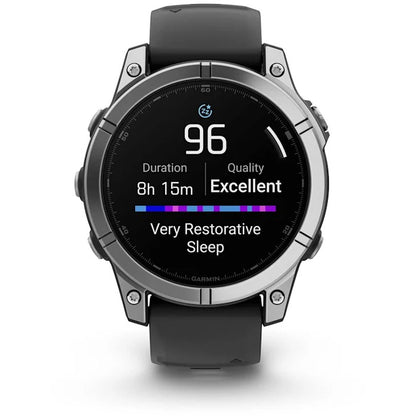 Garmin fenix E (47mm) schwarz/silber