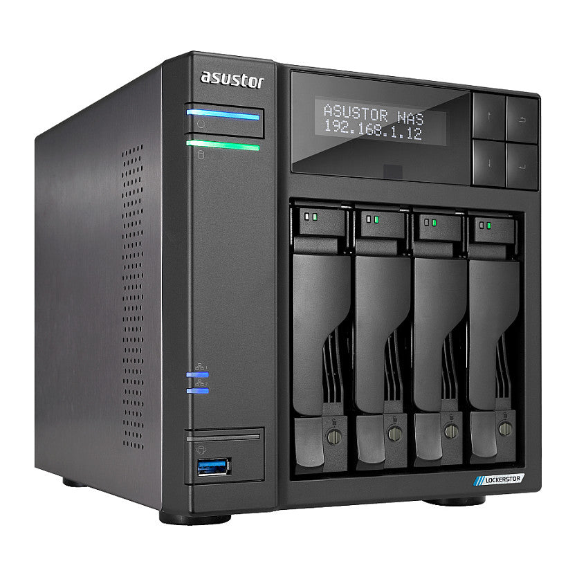 ASUSTOR Lockerstor NAS AS6704T 4-Bay
