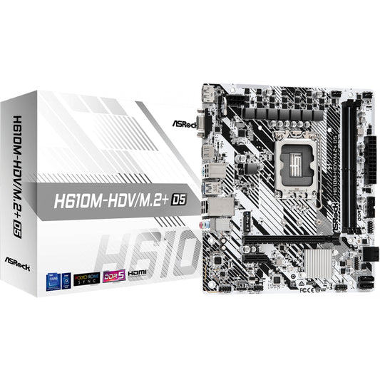 ASROCK H610M-HDV/M.2+ D5 (1700) (D)