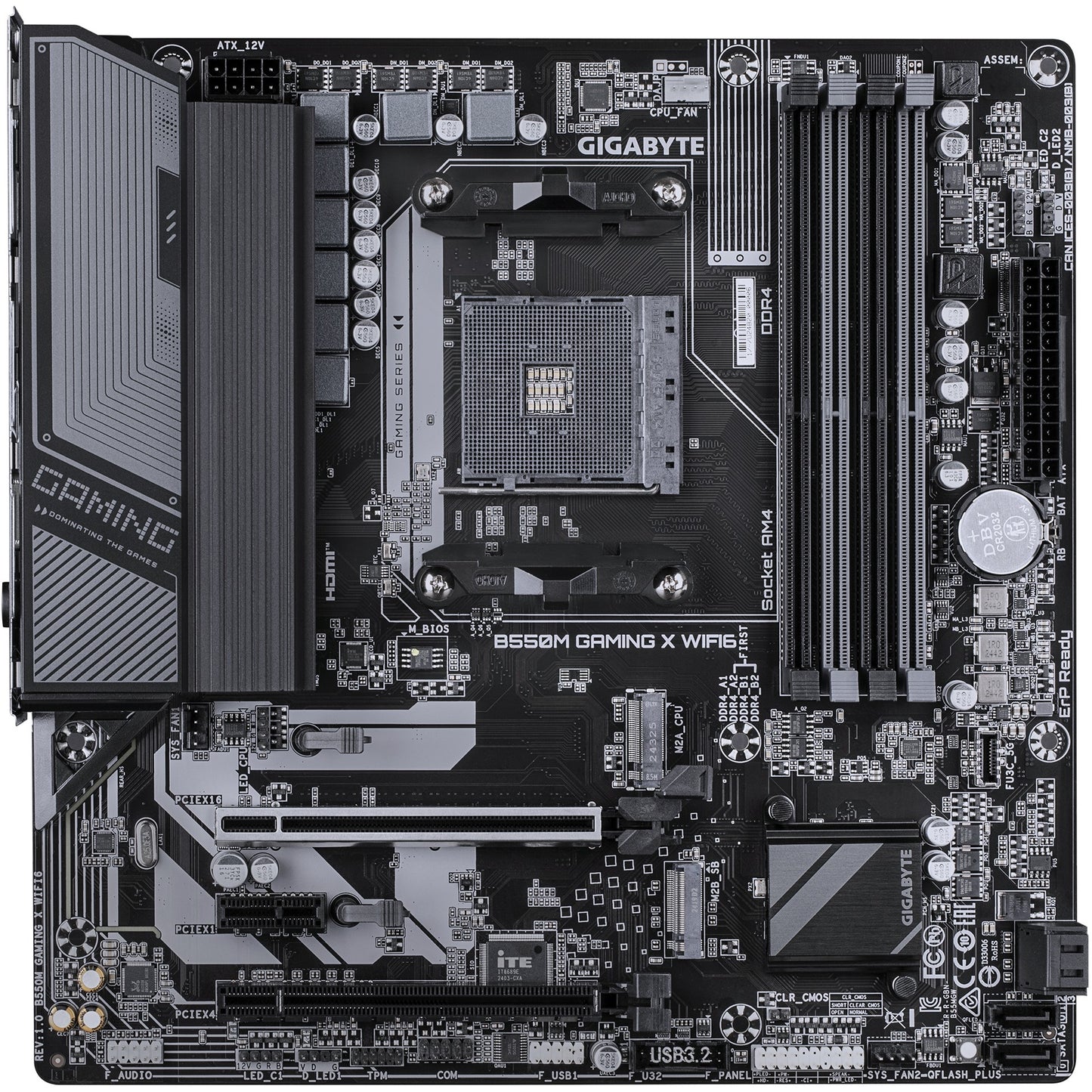B550M GAMING X WIFI6 (B550.AM4.mATX.DDR4)