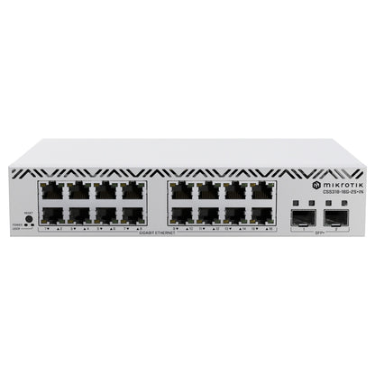 MikroTik Cloud Smart Switch CSS318-16G-2S+IN . 16x Gigabit. 2x SFP+