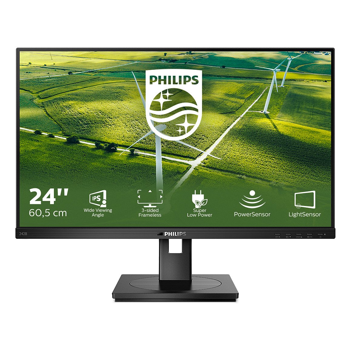 Philips 60.5cm (23.8") 242B1G 16:09 DVI+HDMI+DP+USB IPS