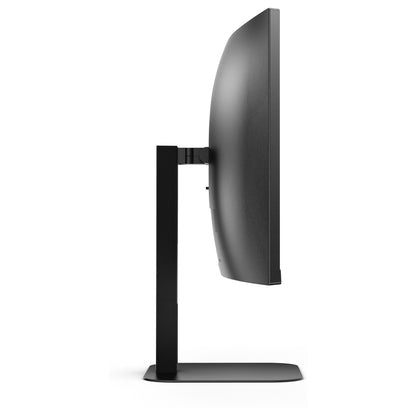 86cm/34" (3440x1440) AOC CU34V5CW 21:9 VA 1ms 100Hz HDMI DisplayPort USB-C KVM VESA Speaker Webcam Silver/Black