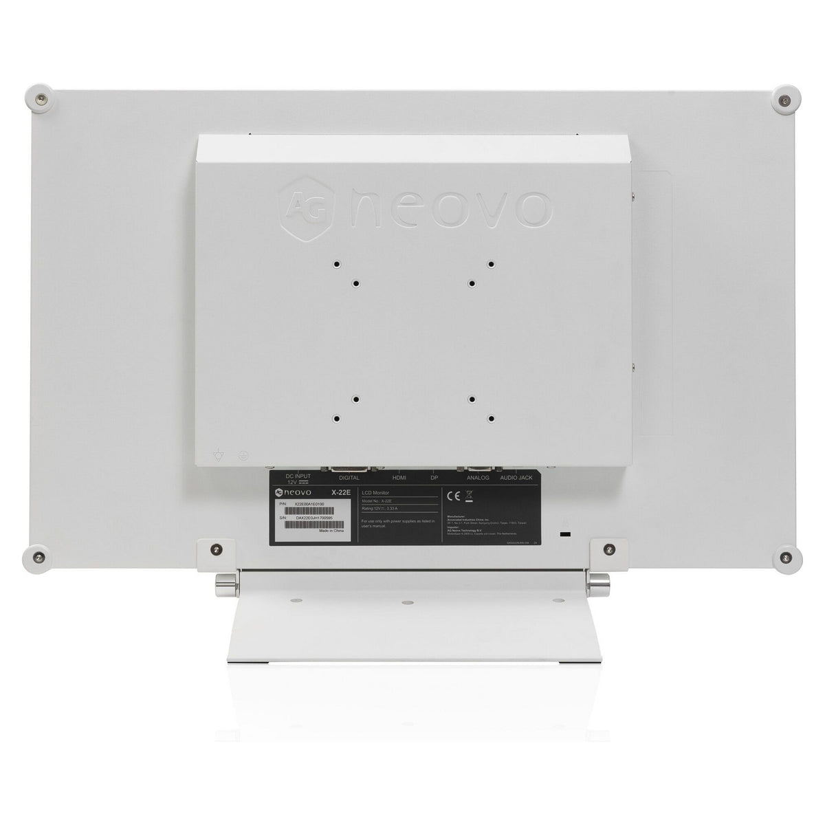 AG neovo X-2402w 59.9cm 16:9 white
