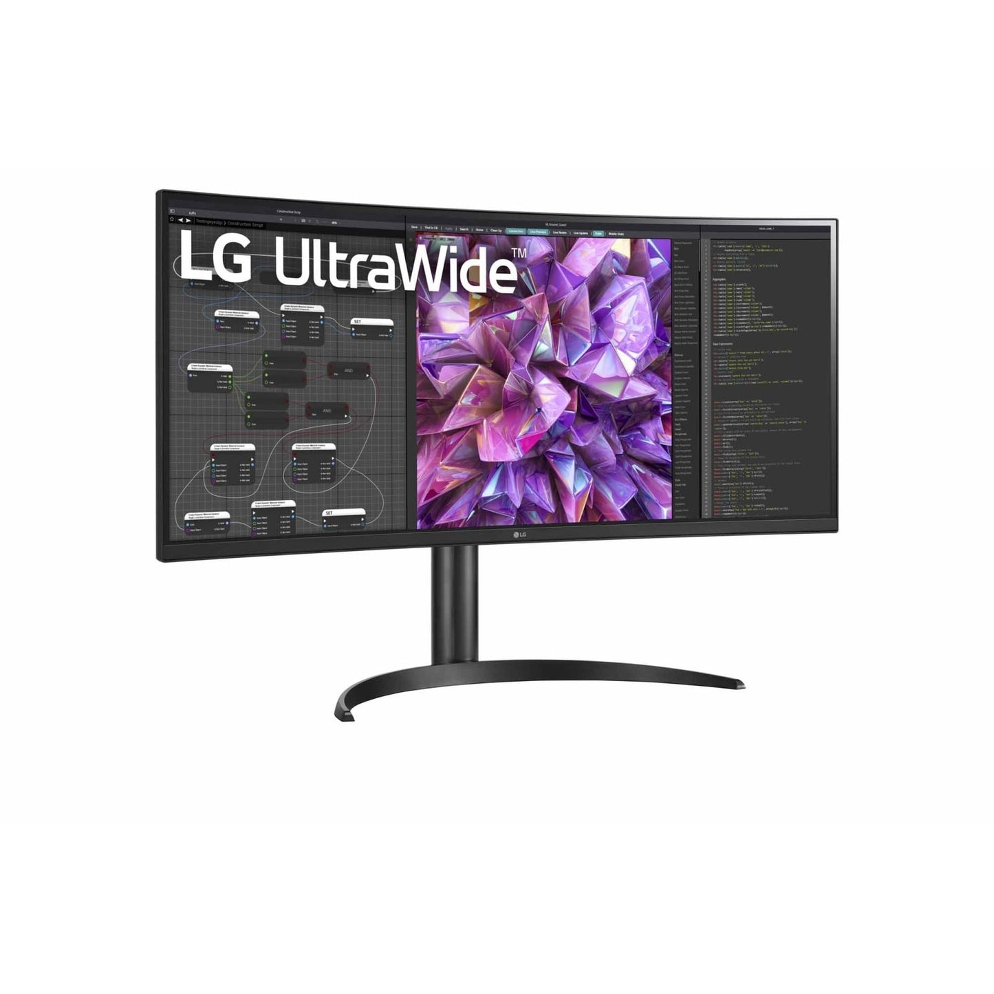 LG 34" 34WQ75X-B UltraWide Curved QHD HDMI USB DP IPS 21:9 b