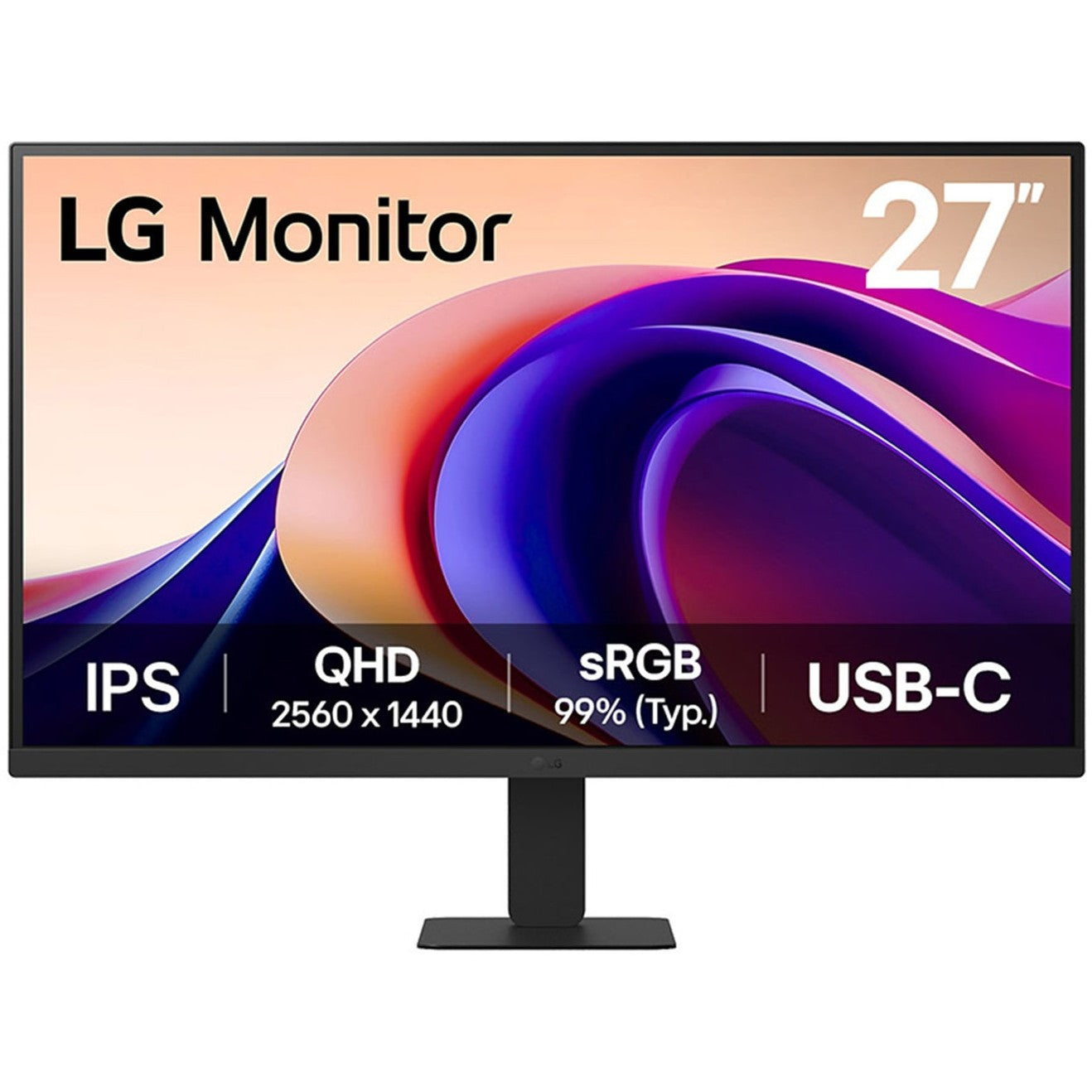 LG 27" 27U631A-B QHD IPS Monitor HDMI USB-C 16:9