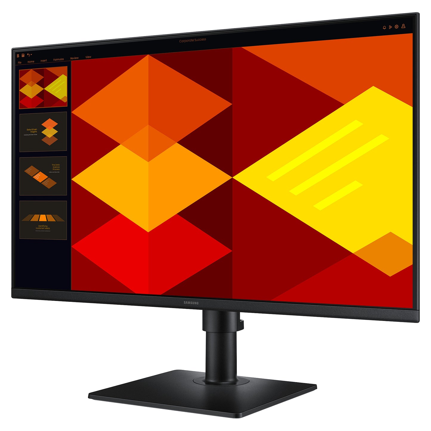 68,6cm/27" (1920x1080) Samsung Essential S4 S27D406GAU 16:9 IPS 5ms 100Hz HDMI DisplayPort USB VESA Speaker Black
