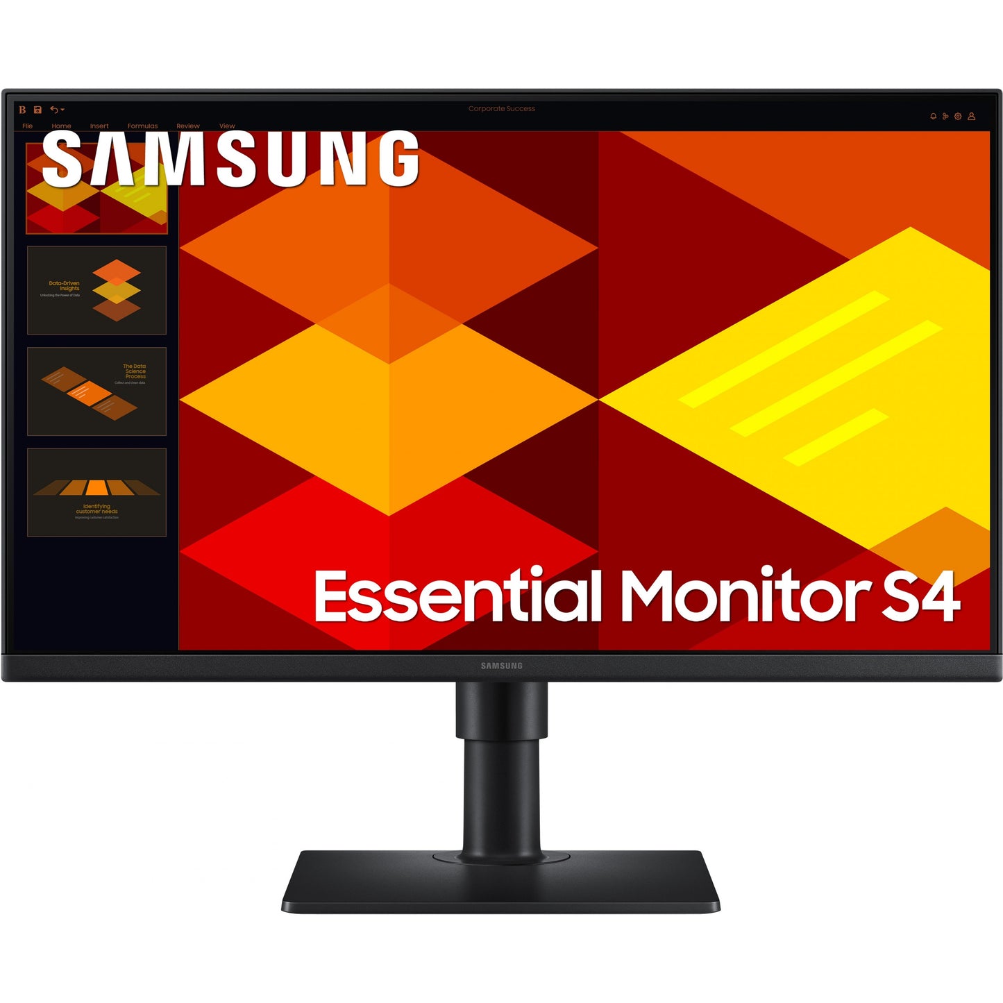 60,5cm/24" (1920x1080) Samsung S24D402GAU Full HD 100 Hz IPS 2xHDMI 5ms DP 16:9 Business S40GD Schwarz