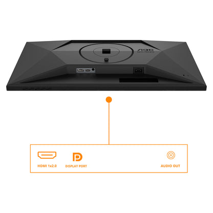 68,6cm/27" (2560x1440) AOC G4 Q27G4XF 16:9 QHD FastIPS 0,5ms 180Hz HDR10 HDMI DP Pivot Gaming Black
