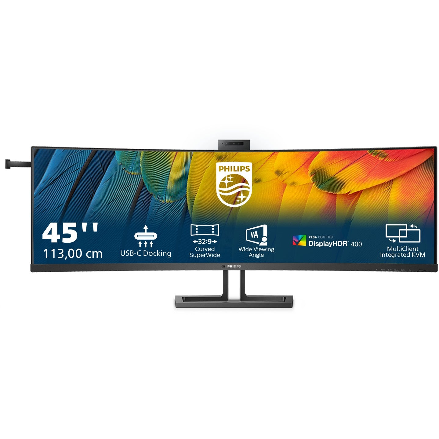 Philips 113.0cm(44.5") 45B1U6900CH 32:9 2xHDMI+DP+USB-C Curv retail