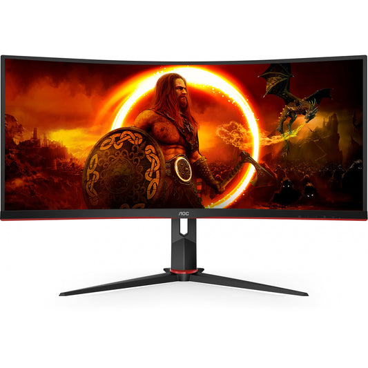AOC 86.4cm (34") CU34G2XP/BK 21:09 2xHDMI+2xDP+USB Curved retail