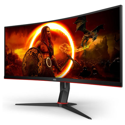 AOC 86.4cm (34") CU34G2XP/BK 21:09 2xHDMI+2xDP+USB Curved retail