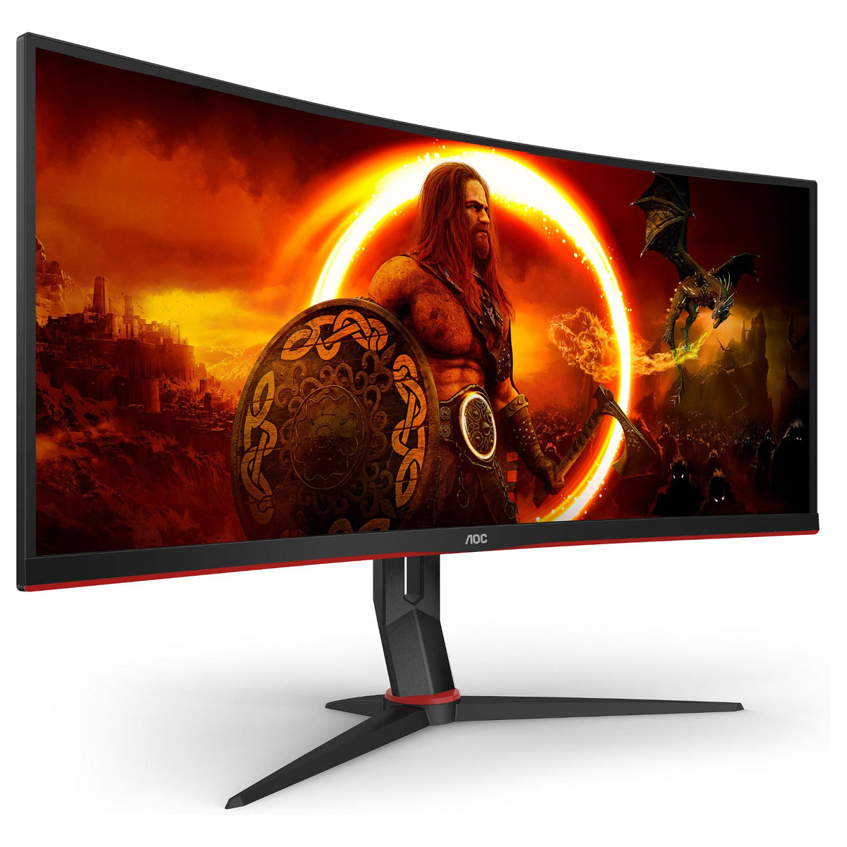AOC 86.4cm (34") CU34G2XP/BK 21:09 2xHDMI+2xDP+USB Curved retail