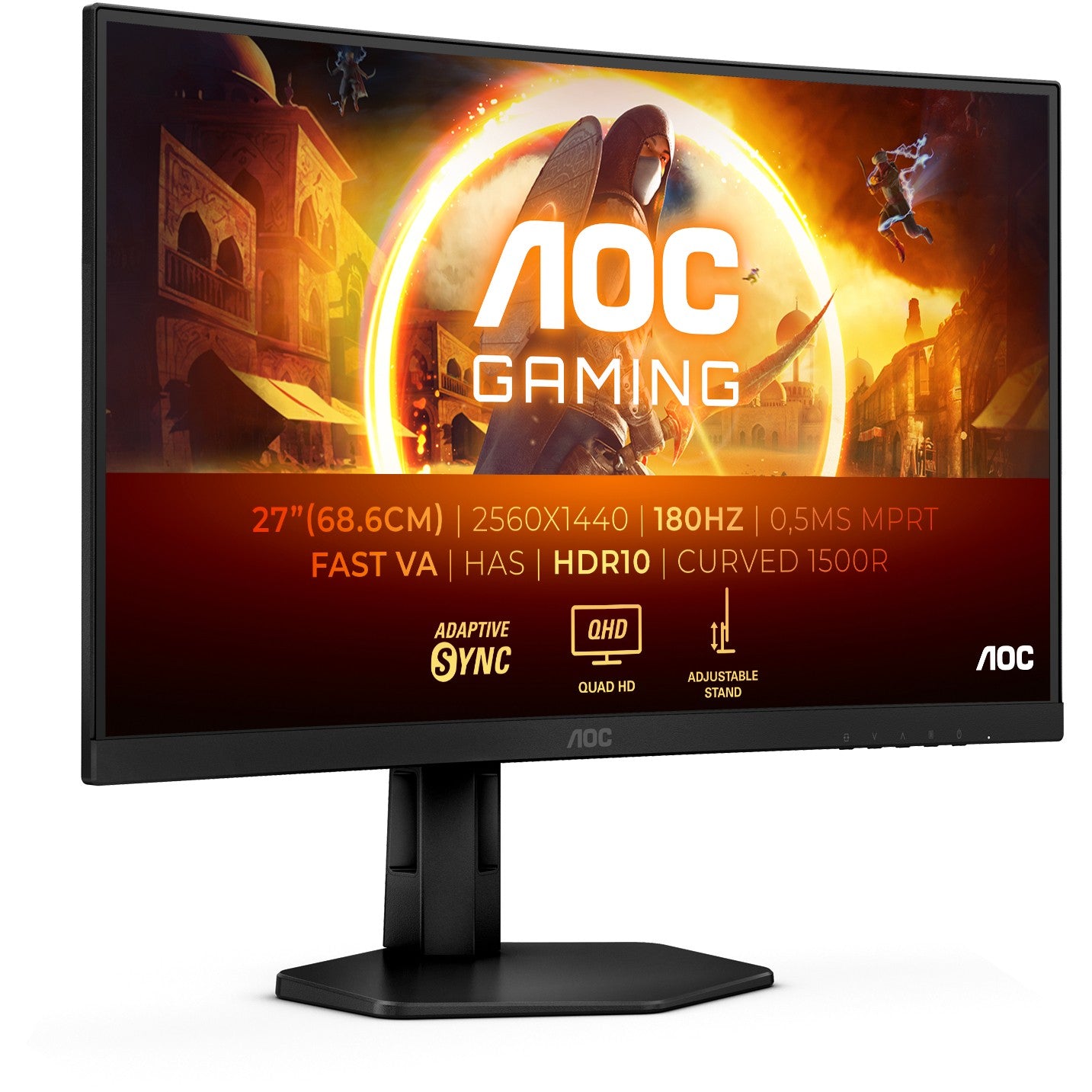 AOC 68.6cm (27") CQ27G4X 16:09 2xHDMI+DP Black/grey