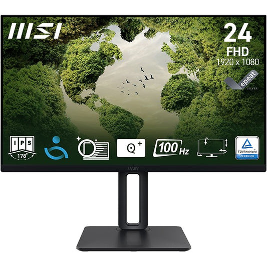MSI PRO MP245PG 60 cm (24 Zoll) IPS FHD HDMI/DP 4 ms 100 Hz Pivot