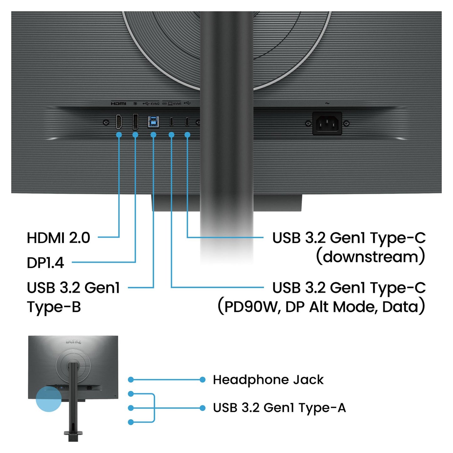 BenQ 71.6cm RD280UA 3:2 HDMI/USB-C/DP sil. ErgoArm UHD