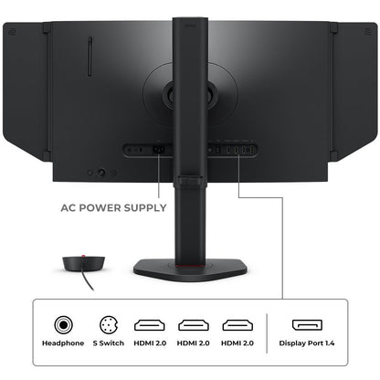 BenQ 62.2cm ZOWIE XL2566X+ 16:9 HDMI/DP black Full-HD