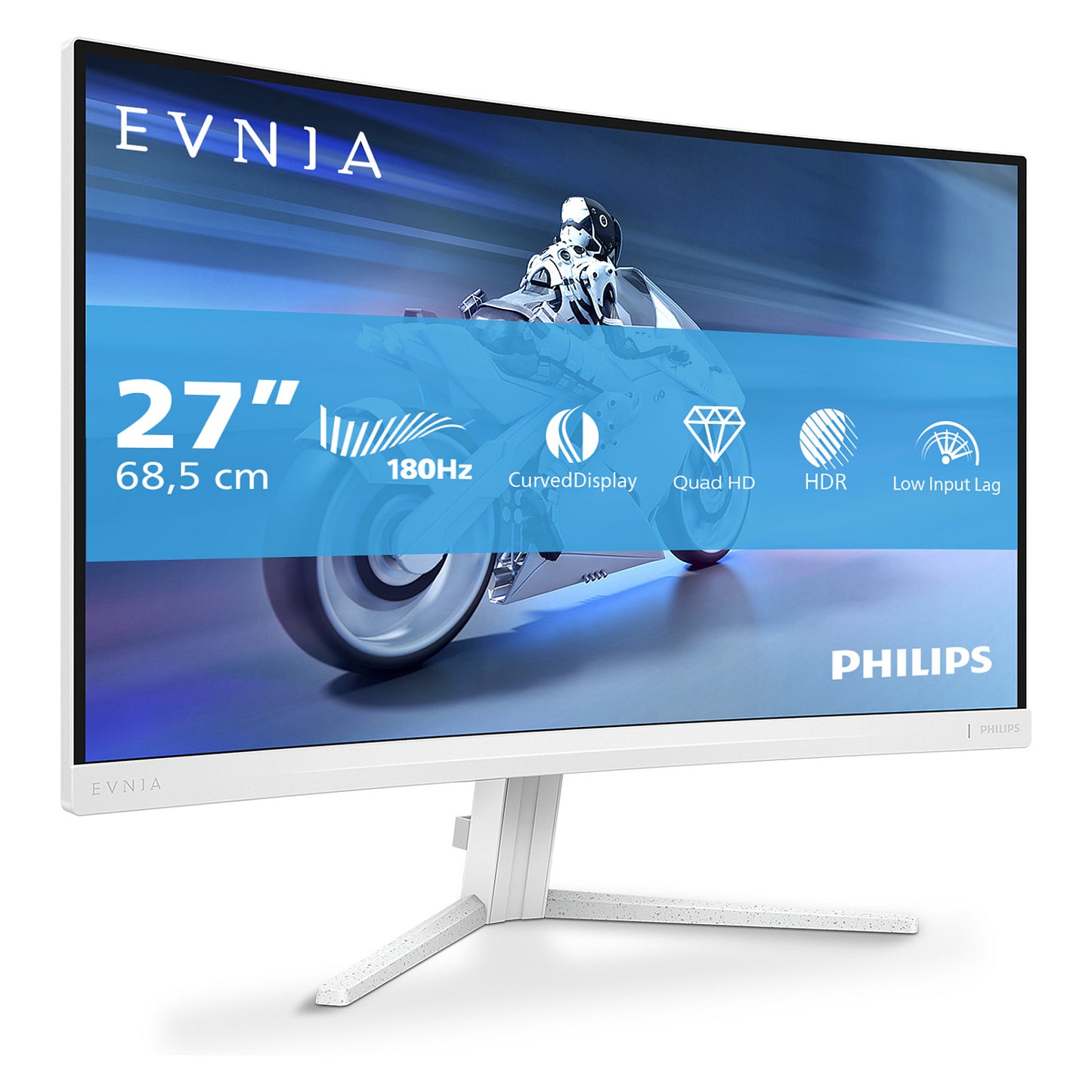 Philips 68.5cm (27.0") 27M2C5501 16:09 2xHDMI+DP Curved wh.