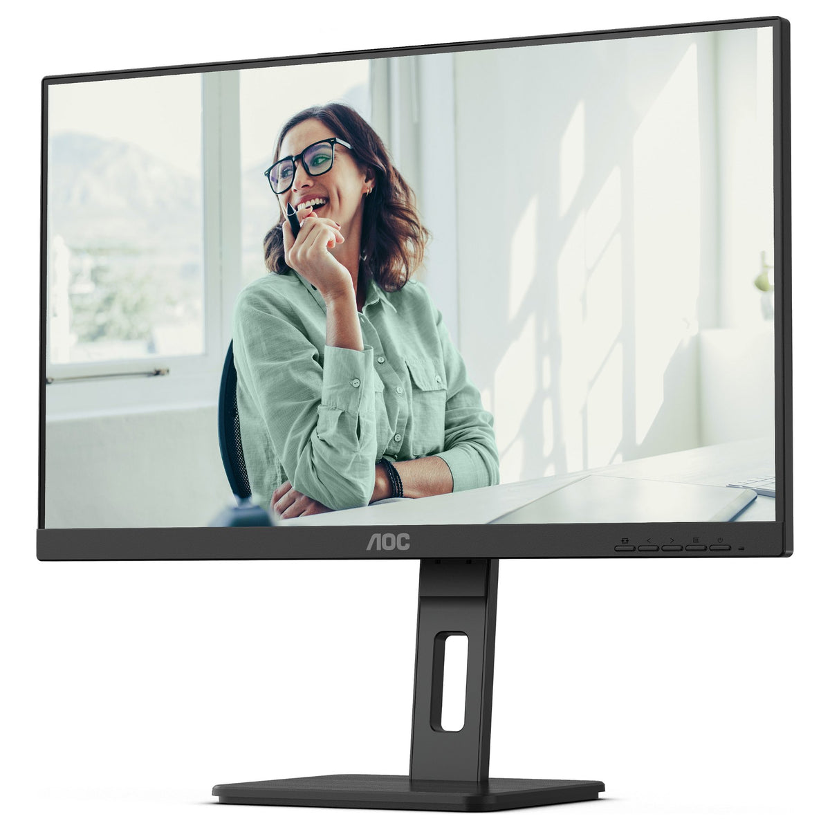 68,6cm/27" (2560x1440) AOC Q27P3CV 16:9 WQHD IPS 4ms 100Hz HDMI DisplayPort USB-C USB LAN VESA Speaker HDR Black