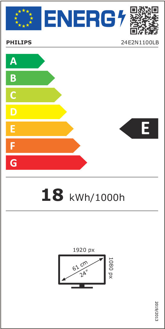 Philips 60.5cm (23.8") 24E2N1100LB 16:09 HDMI+D-Sub VA black
