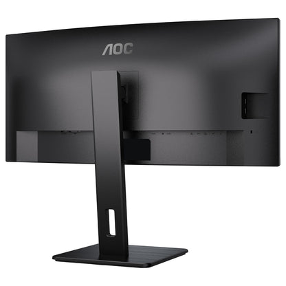 86,4cm/34" (3440x1440) AOC CU34P3CV 21:9 VA 1ms 100Hz HDMI DisplayPort USB-C USB-Hub RJ45 KVM VESA Speaker Black