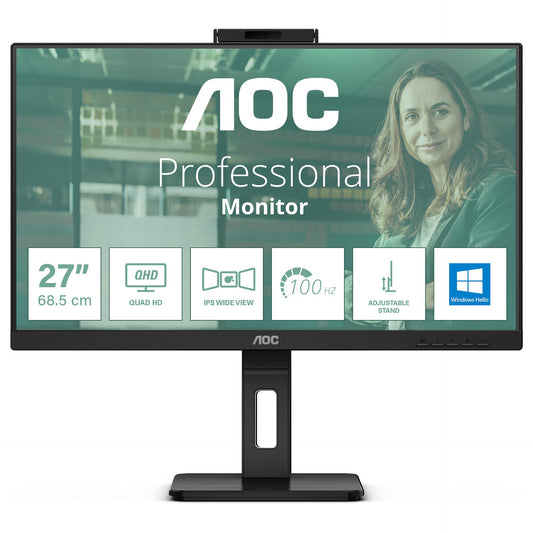 AOC 68.6cm (27") Q27P3CW 16:09 HDMI+DP+USB-C IPS WebCam retail