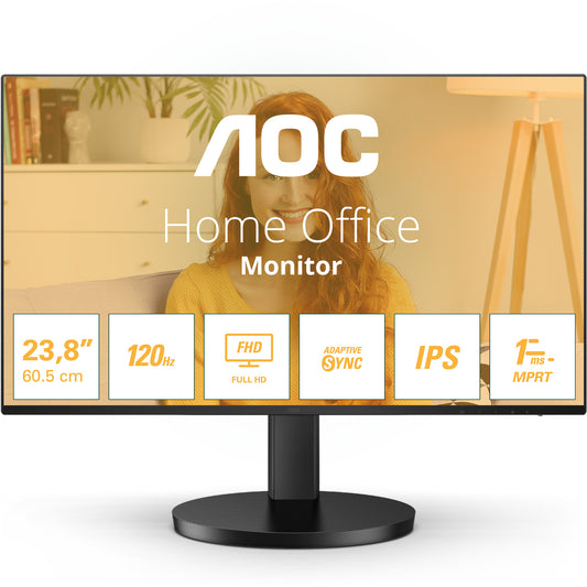 AOC 60.5cm (23.8") 24B3HA2 16:09 HDMI IPS black Speaker retail