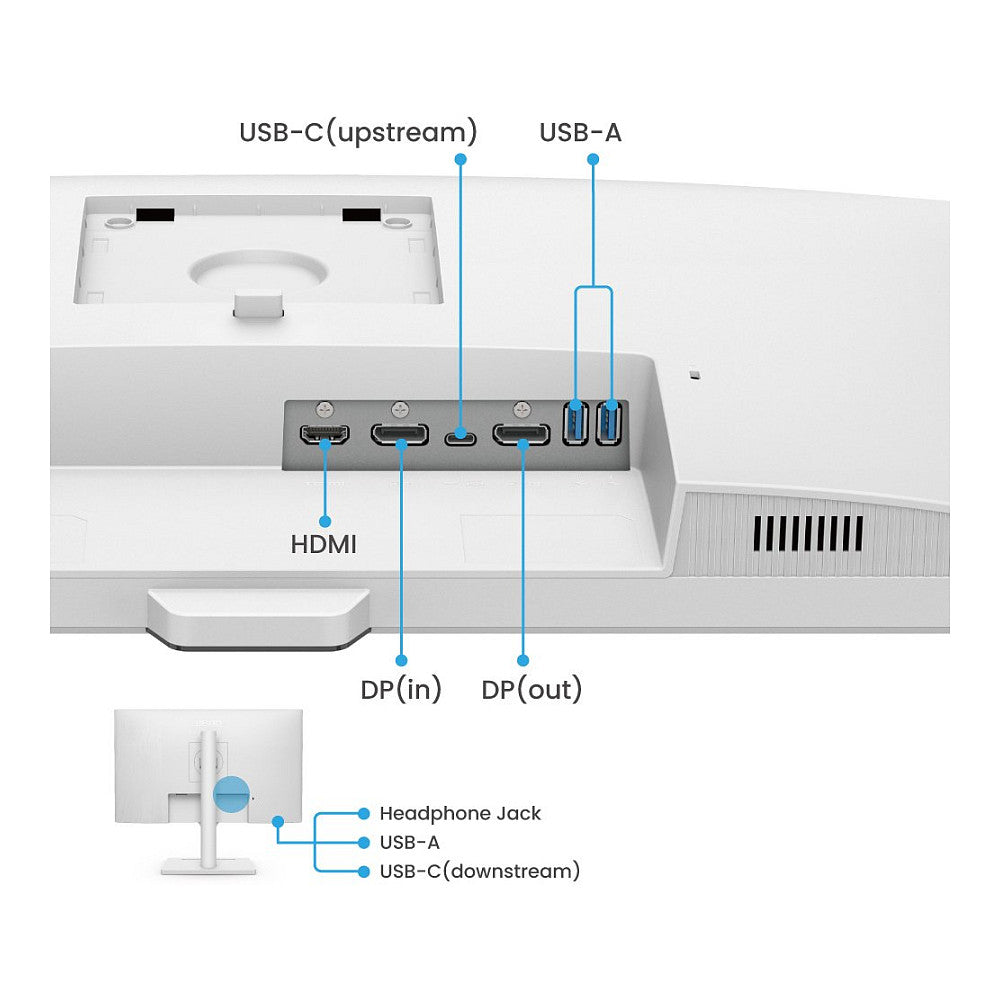 BenQ 68.6cm GW2790QT 16:9 DP/USB-C/HDMI weiß lift/piv. QHD