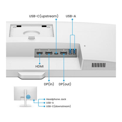 BenQ 68.6cm GW2790QT 16:9 DP/USB-C/HDMI weiß lift/piv. QHD
