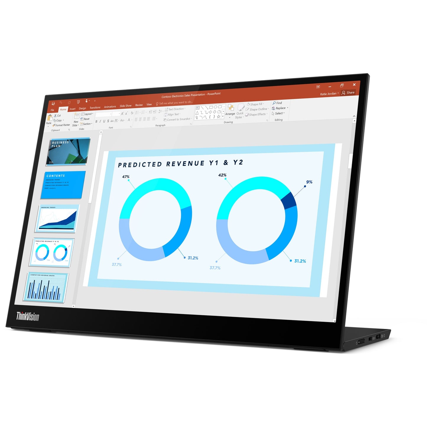 Lenovo ThinkVision M14d (14.0") 2K IPS USB-C